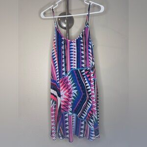 Express Multicolor Patterned Dress